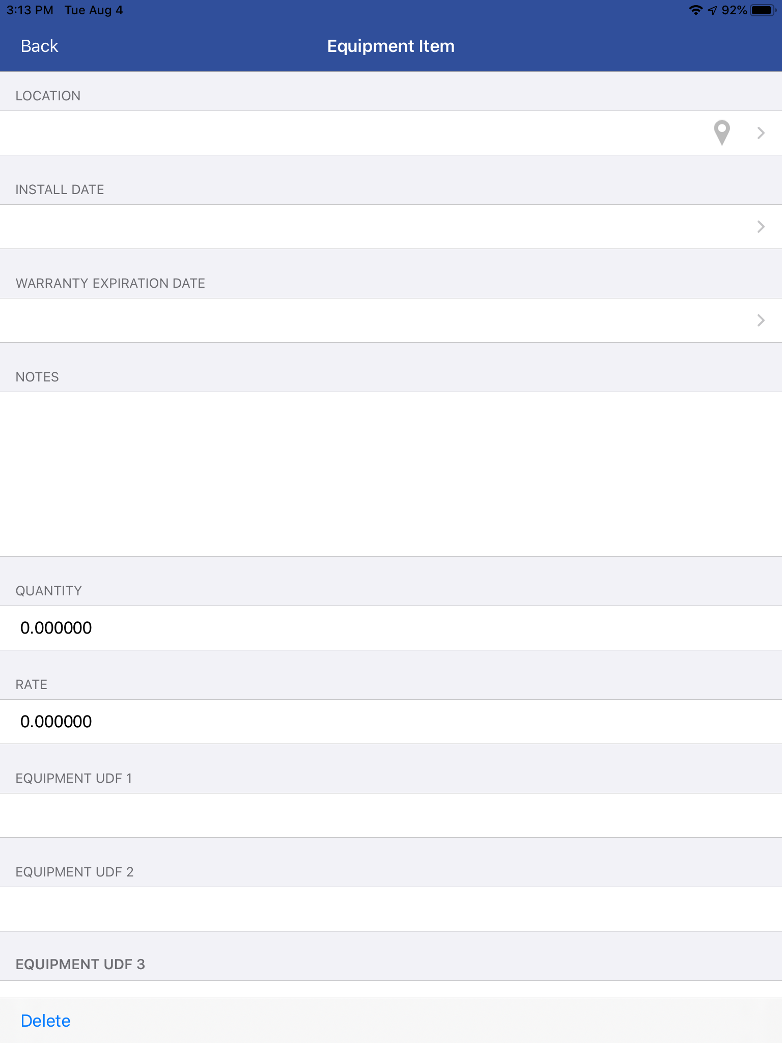 EquipmentStatusList2